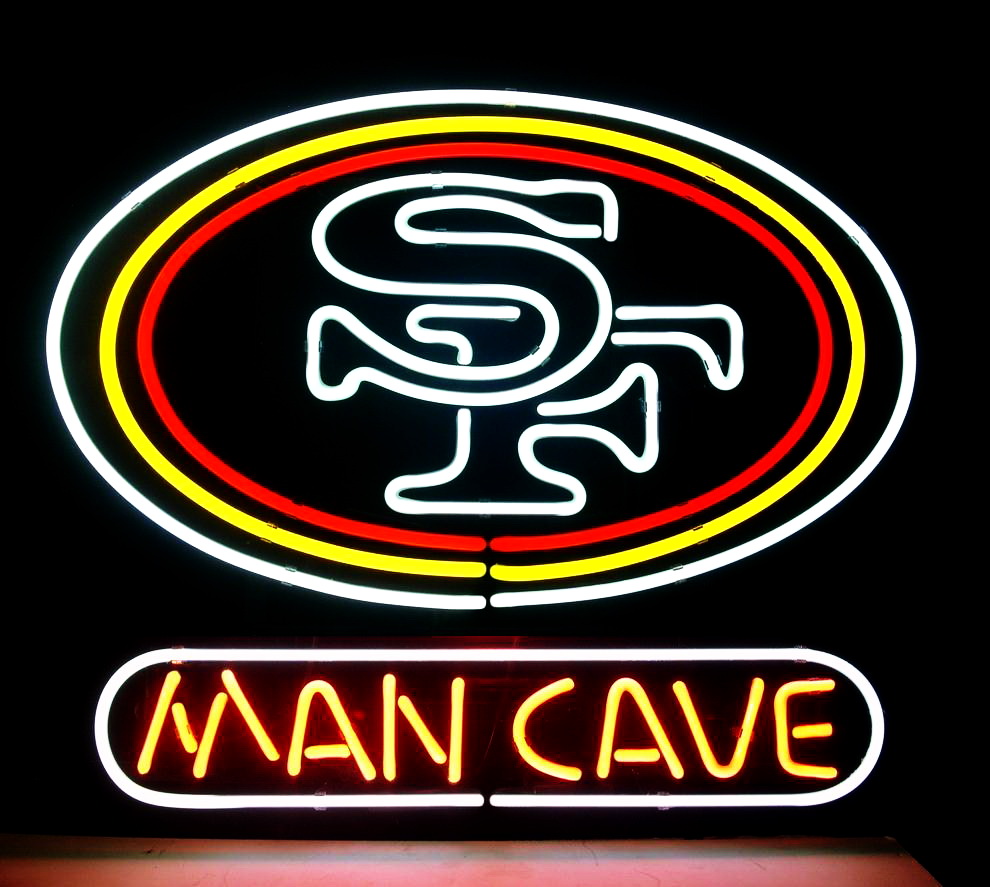 Man Cave SF 49ers Neon Sign